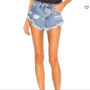 Superdown Keira jean shorts
